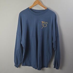 Disney Parks Walt Disney World 50th Mickey Mouse EARidescent Spirit Jersey Sz XL